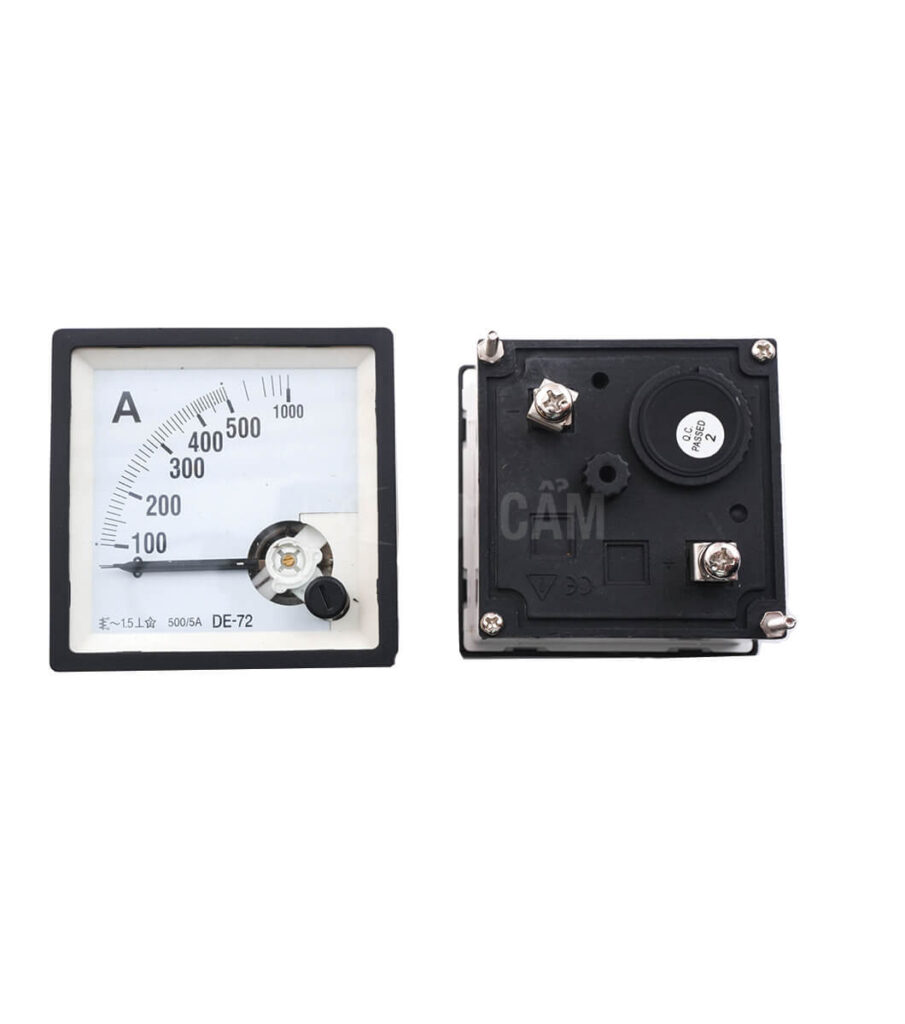 Đồng Hồ Đo Ampe 500/5A DE-72